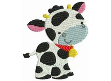 Stickmuster - Bauernhof - Kuh